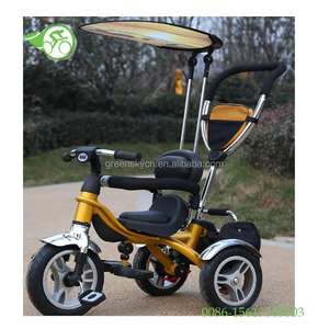 bébé tricycle avec canopy nouveau modèle 4 en 1 360 degrés de rotation siège bébé tricycle pas cher enfants bébé - Product Image 5