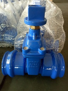 Vanne à boisseau double pour tuyau PVC de 110 mm, corps en fonte ductile, siège résilient, étanchéité étroite, commande par tige, prix compétitif - Product Image 2