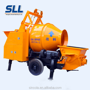 Pompa Mixer Beton Mini, Pompa Beton dengan Mixer - Product Image 4
