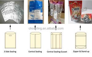 Máquina de sellado central de bolsas de plástico multifunción, máquina de envasado de alimentos, 3 lados - Product Image 2