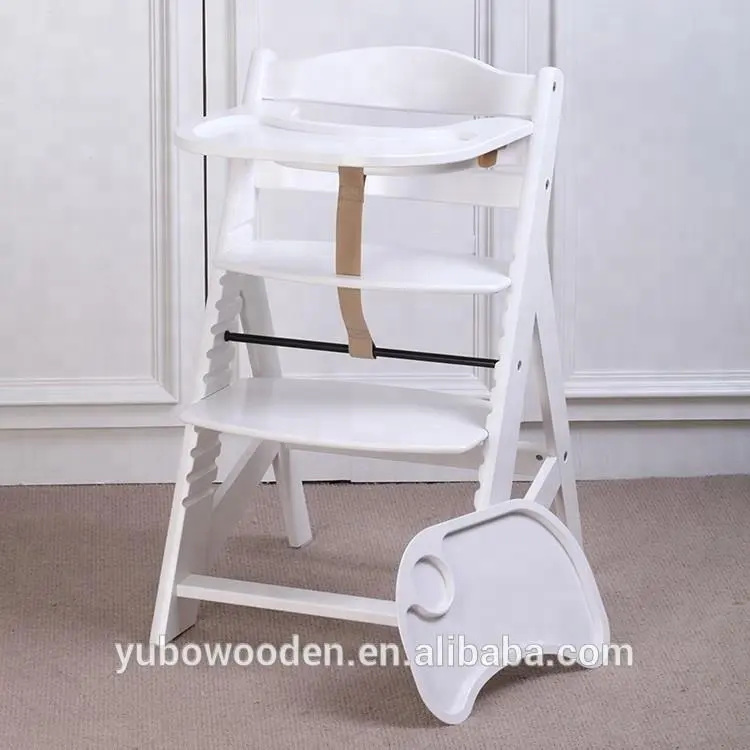 Convertible en bois meubles de pépinière bébé Chaise Haute concessionnaire