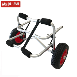 <span class=keywords><strong>Chariot</strong></span> de <span class=keywords><strong>kayak</strong></span> pliable en aluminium avec roues à ballon, remorque pour planche de surf et jet ski avec structure de plateforme - Product Image 3