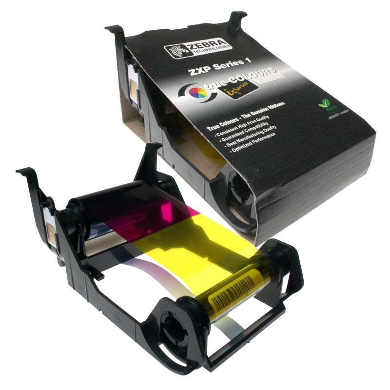 Zebra ZXP Series 1 Printer YMCKO Ribbon 800011-140