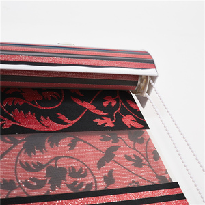 Rouge rose <span class=keywords><strong>mini</strong></span> blins, persiennes, double couche stores - Product Image 3