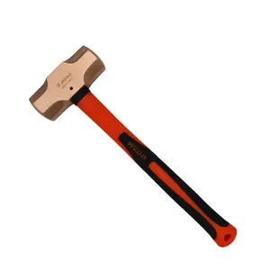 Non sparking safety tool Non-magnetic Sledge Hammer Plastic Coating Handle