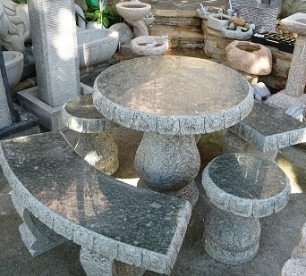 風景庭園花崗岩石公園ベンチチェア工場価格
