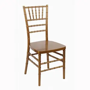 Modern Gold Tiffany Chiavari Chairs Wholesale Resin Furniture for Banquet Event Party Restaurant Villa from Dubai