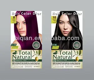 Permanente Sans ammoniaque Cheveux Couleur, Cheveux Couleur Pour Usage Domestique, Couleur de Colorant de Cheveux Pour Femmes Sans Ammoniaque