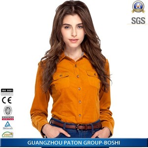 Camicette eleganti personalizzate camicie da ufficio in Chiffon da <span class=keywords><strong>donna</strong></span> camicetta da <span class=keywords><strong>donna</strong></span> camicia di flanella <span class=keywords><strong>rossa</strong></span> - Product Image 4