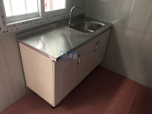 20FT prefabbricato per ufficio spazio abitabile/<span class=keywords><strong>quarti</strong></span> in acciaio e pannello Sandwich - Product Image 5