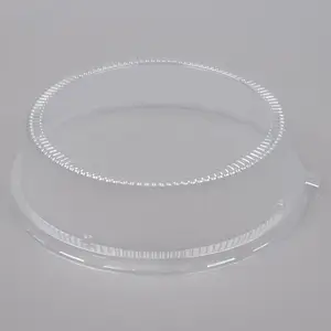 10" Round Plastic Dome Lid BOPS Material Plate Bowl Cover