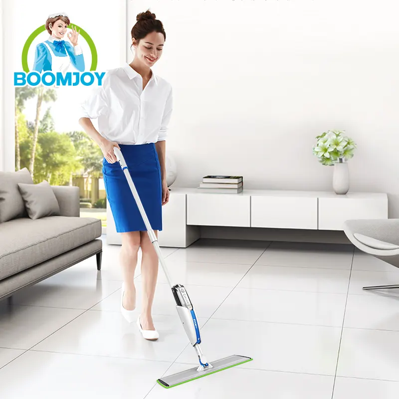 Boomjoy-fregona de microfibra mágica con placa de aluminio, productos de limpieza para el hogar, novedad de 360