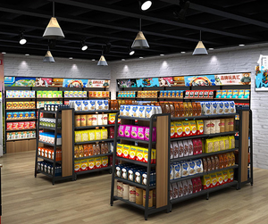 Espositore Combinato in Legno e Metallo per Supermercati o Negozi di <span class=keywords><strong>Snack</strong></span> - Product Image 5