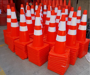 Sản Xuất 28 Inch PVC An Toàn Linh Hoạt An Ninh Đường Giao Thông Cone Với CE - Product Image 4