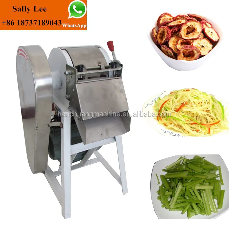 Fully automatic stainless steel vegetable carrot cucumber slicer shredder dicer chopper slicing machine