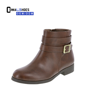 Stivali corti alla caviglia di lusso di alta qualità Connal stivali di pelle per ragazze - Product Image 1