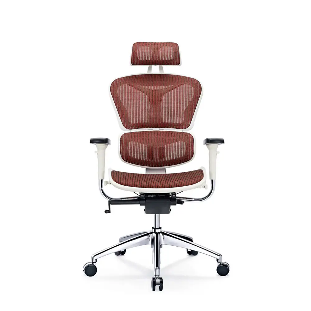 Çin üretici ortopedik oturma sandalyeleri beyaz ofis koltuğu yok tekerlekler