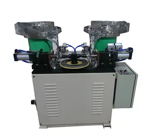 High Quality Automatic 10~20L round can pail double-spot ear lug welding machine/20~25cpm