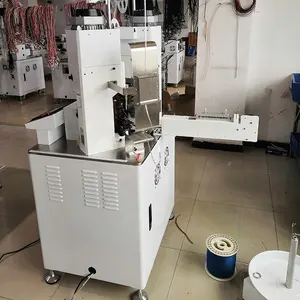 Máquina de pelado y enrejado multifuncional, terminal de doble cabezal automático