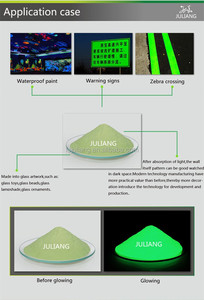 Không thấm nước <span class=keywords><strong>UV</strong></span> Strontium nhôm sáng sắc tố đất hiếm huỳnh quang phát sáng trong bóng tối bột cho lớp phủ Cách sử dụng - Product Image 3
