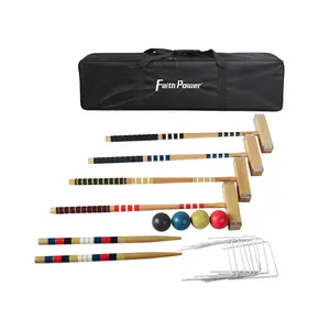 4 speler Croquet Set voor Outdoor Sport