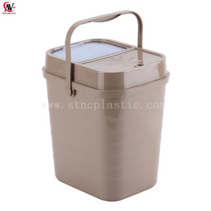 Plastic Recycle Compost Garden Waste Bin Kitchen Food <strong>Trash</strong> Barrel with filter - Product Image 4