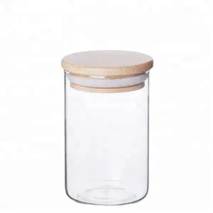 Lọ Thủy Tinh Borosilicate Cao Kín Nhà Máy Giá Rẻ Lọ Đựng Thủy Tinh Hộp Đựng Trà Thực Phẩm 16 Oz