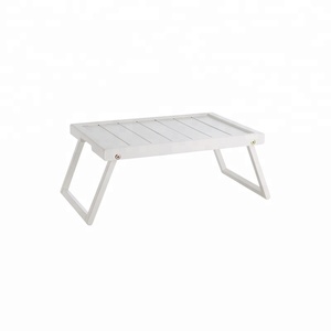 <span class=keywords><strong>Vassoio</strong></span> per la colazione da letto in <span class=keywords><strong>legno</strong></span> dipinto <span class=keywords><strong>bianco</strong></span> con gambe pieghevoli <span class=keywords><strong>vassoio</strong></span> per laptop da colazione in <span class=keywords><strong>legno</strong></span> - Product Image 4