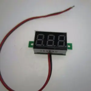 LCD digital voltmeter ammeter voltimetro LED Amp amperimetro Volt Meter Gauge voltage meter DC GREEN 2.7-30V