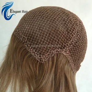 Fish Net Lace Fishnet Mesh Integration Wig for Women Who Have Slight Hair
