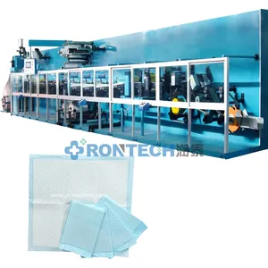 Disposable Adult Under Pad Making Machine For Patient Bed Sheet pet pad nursing underpad bed sheets making machine