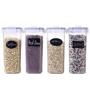 4L*3 Pack Top Sale 100% New PP BPA Free Airtight Cereal <strong>Rectangle</strong> Food Storage <strong>Container</strong> - Product Image 5