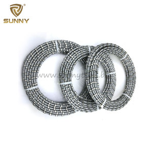 Câble de scie diamantée multi-fils personnalisable de 6.3mm pour la coupe de blocs de granit Pièces d'outils en plastique Boîte emballée résistante à l'usure OEM - Product Image 6
