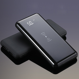 Hot-Bán Gương Bề Mặt Không Dây Powerbank Kép USB Công Suất Đầu Ra Bank10000mAh - Product Image 1