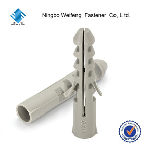 Superior Quality Grey 7Mm X 35 6Mm Plastic Expand Nylon Tube Fish Type Hammer Fixing Anchor Wall Plug
