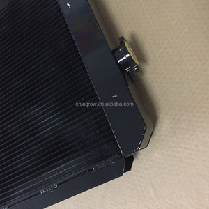 Hermoso polvo negro radiador de aluminio para Ford Capri MKI-III/es Cort MKII Kent 1.3/1.6/Essex v4 2.0 MT - Product Image 3