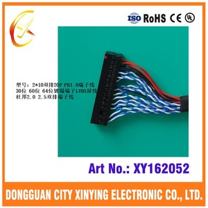 Хорошее качество dupont 2.0 lvds кабель с двойным рядом разъем - Product Image 1