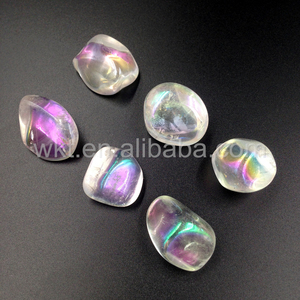 Ángel Aura de WT-G142 de cuarzo pulido, piedra de ópalo, cristal de curación, <span class=keywords><strong>Reiki</strong></span>, meditación, Ángel, cuarzo - Product Image 3