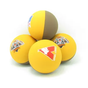 لعبة الكرة من المطاط الطبيعي المجوف للأطفال والحيوانات الأليفة ، كرة هدية ترويجية مع شعار مخصص