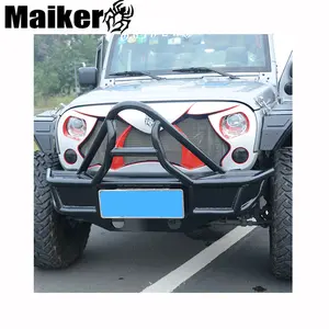 Offroad Front BumperためJeep Wrangler JK 07 + Steel Front Bull Bar 4 × 4アクセサリーmaikerメーカー