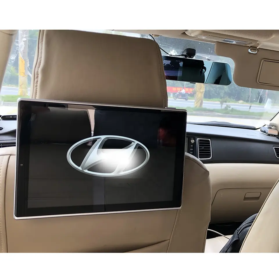 Nuevo Android 9,0 WIFI coche Monitor de reposacabezas trasera Pantallas para Hyundai Sonata Tucson acento Génesis HEV asientos TV reproductor de vídeo