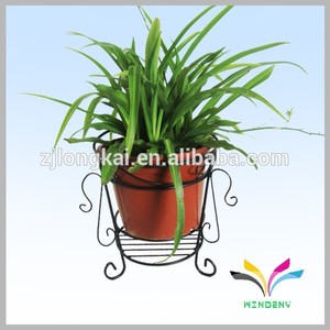 proveedor de china de fábrica propia de jardín al aire libre negro de hierro forjado de la planta se encuentra - Product Image 1