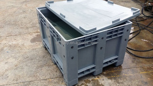 5 पहियों के साथ उद्योग रोलिंग प्लास्टिक फूस कंटेनर ट्राली - Product Image 3