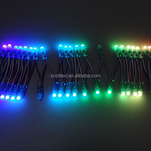 תאורת פיקסלים ניתנת לתכנות 12 מ\\\"מ DC5V IP68 עמיד למים צבע דיגיטלי - Product Image 1