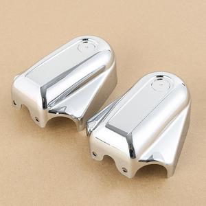Cubiertas de eje trasero de barra cromada TCMT para Harley Davidson Softail Deluxe FLST Slim FLS - Product Image 1
