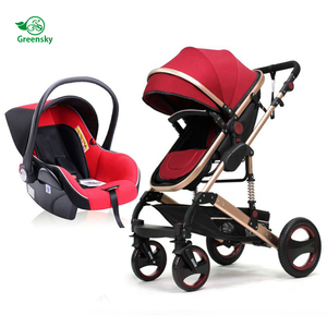 2018 Portatile Pieghevole Poussette 3 In 1 Polonia Poussette <span class=keywords><strong>Bebe</strong></span> Bambino Passeggino con seggiolino auto - Product Image 3