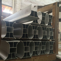 Material de construcción compuesto de aluminio para ventanas y puertas, extrusión 6063 6061