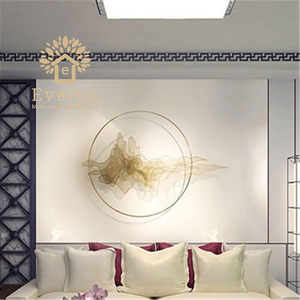 Ristorante hotel progetto nuovo arrivo 3D <span class=keywords><strong>metallo</strong></span> astratta della decorazione della <span class=keywords><strong>parete</strong></span> <span class=keywords><strong>scultura</strong></span> - Product Image 3