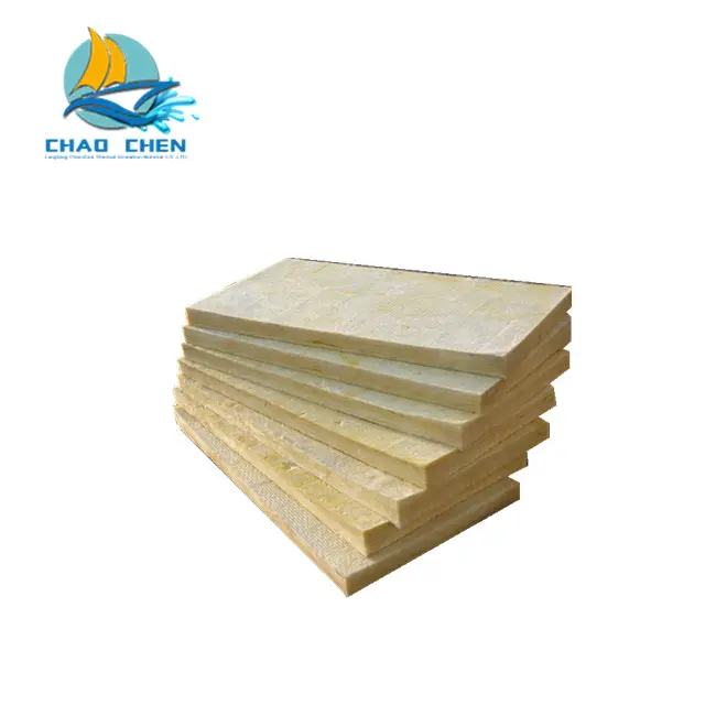 Hvac hệ thống kính len vật liệu cách nhiệt 48kg/m3 30mm sợi thủy tinh len cách nhiệt Duct Board Bảng điều chỉnh