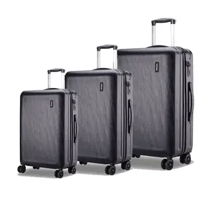 2019 nuovo arrivo 3pcs 20 24 28 pollici ABS PC A Mano cabina trolley personalizzato tag bagagli carry-on borse da viaggio set di valigie